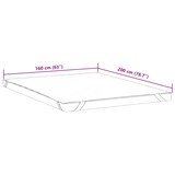 thumbnail of vidaXL Matrasbeschermer waterdicht 160x200 cm wit