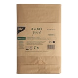 thumbnail of PAPSTAR, Compost zakken van papier "pure" 60 l 85 cm x 55 cm x 23 cm bruin , 2-laags