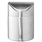 thumbnail of METRO PROFESSIONAL Papelera de sobre mesa, acero inoxidable, Ø 12 x 16,8 cm, 1340 ml, redonda, con tapa, apilable