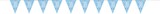 thumbnail of Wimpelkette blau & silber Zahl 30