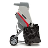 thumbnail of Elektrische groenteversnipperaar 2500W 2 gehard stalen messen Takken tot 45mm 45L zak IKRA