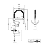 thumbnail of Villeroy & Boch 92730005 Steel Expert Compact Armatur Hochdruck ausziehbar
