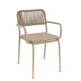 thumbnail of Chaise Mona Taupe  83x58x57 cm