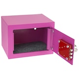 thumbnail of HMF 49216-15 Tresor mit Schlüssel, Möbeltresor klein, 23 x 17 x 17 cm, Pink