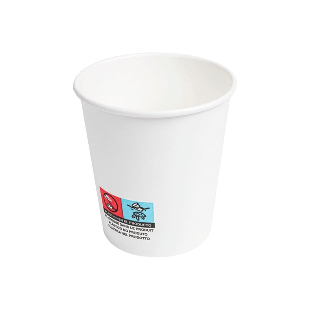 Gobelet jetable en carton blanc 17/18 cl 6 oz par 1000