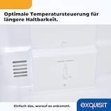 thumbnail of Exquisit Kühl-Gefrierkombination KGC265-70-NF-040C inoxlook-az | No Frost | Nutzinhalt: 253 L | Temperaturregelung