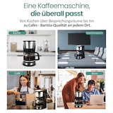 thumbnail of Emerio Kaffeemaschine mit Glaskanne – 1,25 L Filterkaffee – 10 Tassen – herausnehmbarer Filter – Tropf-Stopp-System – 1000 W – CME-122933 - Schwarz