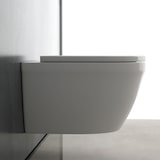 thumbnail of Alpenberger Spülrandloses Hänge WC | Wand WC mit Nanobeschichtung | Tiefspül WC Randlos WC Sitz Absenkautomatik | Keramik Kloschüssel pass. zu Geberit