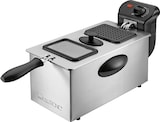 thumbnail of Clatronic FR 3587 Freidora Eléctrica, 3 L, Caja, Tapa y Resistencia Acero Inox., Desmontable, Termostato Regulable 2000W Plata