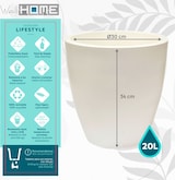 thumbnail of WellHome - Blumentopf Modell "Accord Collection" Ø30x34cm Farbe Weiß