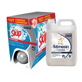 thumbnail of Detergente y suavizante Skip y Mimosín