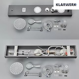 thumbnail of BEN | Douchepaneel regendouchekop douche RVS | Zwart geborsteld massagedouche-douchesysteem Mengkraan douchekraan douchesysteem