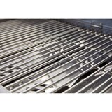 thumbnail of METRO Professional Gasgrill 6-Brenner, Edelstahl,  206 x 65 x 109 cm, fahrbar, mit Bremsen, silber