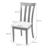 thumbnail of Juego de 2 sillas de comedor HWC-G46, silla de cocina Silla, tela/textil madera maciza ~ estructura de color natural, naranja