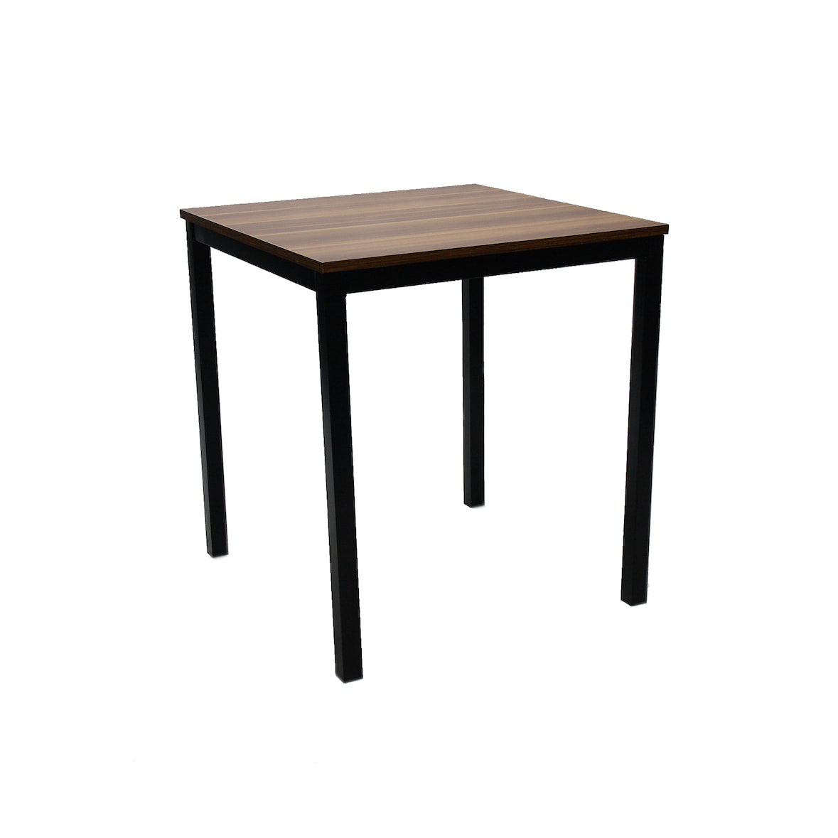 Mesa nogal baja Troya 70x70 HOBETO