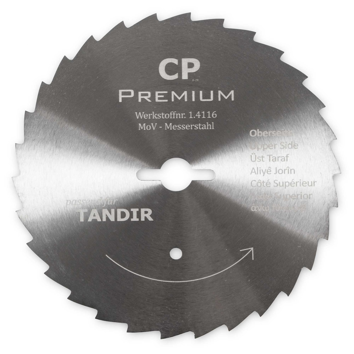 Kreismesser Tandir 100 gezahnt Dönerschneider Dönermesser