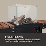 thumbnail of Flagranti Plus Gasheizstrahler 8kW Seitentische Edelstahl 6 Schwarz