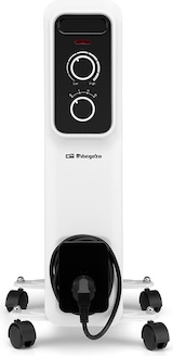 thumbnail of Orbegozo radiador de aceite RS 1500, 7 elementos, termostato regulable, 3 potencias de calor, asa para transporte, 1500 W