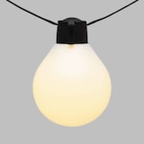 thumbnail of Guirlande guinguette électrique câble avec led Illuminées 25 globes blanc chaud Lotti