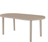 thumbnail of garbar OLOT Mesa Oval Reciclada Exterior 180x90 Arena Desierto