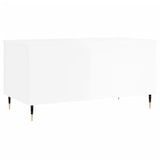 thumbnail of Table basse Blanc brillant 90x44,5x45 cm Bois d'ingénierie Modèle Milan Premium