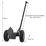 thumbnail of Plattenroller 275kg Plattenwagen mit Griff Klemmwagen 0-10cm Klemmplatte P4