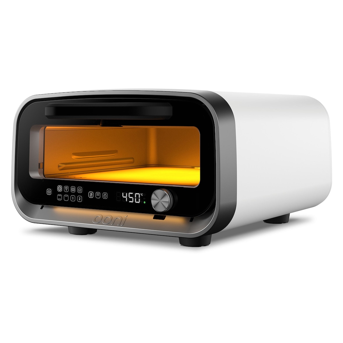Ooni Volt 2 - Forno elettrico portatile per pizza da interno con tecnologia Pizza Intelligence - Bianco Polare