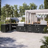 thumbnail of Cucina angolare da esterno 7 elementi di cui 3 moduli cottura/lavello Oviala