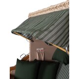 thumbnail of Strandkorb - bene living - Ammersee Grande XL Teak Bullauge - PE shell - Modell 504 - 2,5-Sitzer inkl. Liftersystem