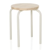 thumbnail of Taburete / taburete ALRANDA metal / MDF blanco / roble hjh LIVING