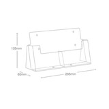 thumbnail of Tisch-Prospekthalter 2x DIN A6 nebeneinander