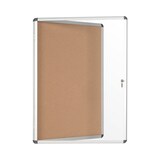 thumbnail of Bi-Office Enclore - Vitrina de interior de Corcho con Puerta de Aluminio y Cerradura, 720 x 981 mm - 9x A4