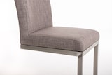 thumbnail of Barhocker COBAS - Stoff Grau 42x48x104 cm | Barstuhl Mit Lehne Tresenhocker Tresenstuhl Kneipenhocker Kneipenstuhl