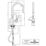 thumbnail of Villeroy & Boch Armatur Umbrella Flex 92540004 Edelstahl Bronze Hochdruck