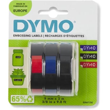 DYMO 3D label tapes Etiketten erstellendes Band