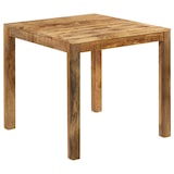 thumbnail of Mesa de comedor de madera maciza de mango 82x80x76 cm
