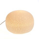 thumbnail of Lampe Bonnie - Weiß Rund Porzellan Amadeus 22.6x22.6 cm