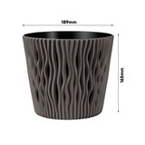 thumbnail of WellHome - Set 3 Maceteros 3L Sandy Round Ø18,9 cm/u Color Antracita