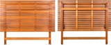thumbnail of Mesa jardín rectangular acacia 6 comensales Aktive