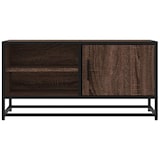 thumbnail of vidaXL TV-Schrank Eichen-Optik 80x34,5x40 cm Holzwerkstoff und Metall