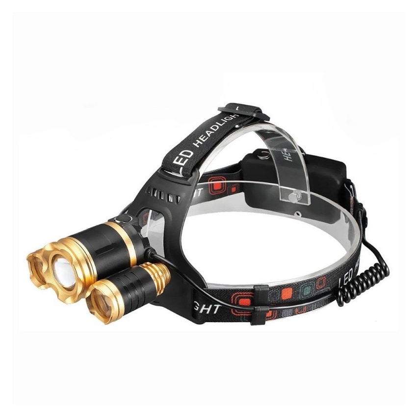 Linterna frontal recargable de cabeza outdoor 10000LM 3x XM-L XML T6 Headlamp