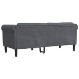 thumbnail of vidaXL Sofa 2-Sitzer Dunkelgrau Samt