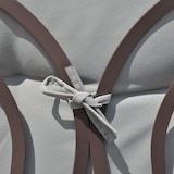 thumbnail of Columpio de Jardín de 3 Plazas con Techo Parasol 2 Cojines Bandeja para Bebidas Marco de Metal Terraza Exterior Carga 360kg 116x206x183cm