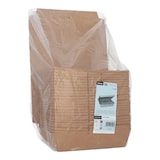 thumbnail of 100 Lunchboxen, Pappe 3-geteilt 600 ml 5 cm x 14,8 cm x 18,3 cm braun