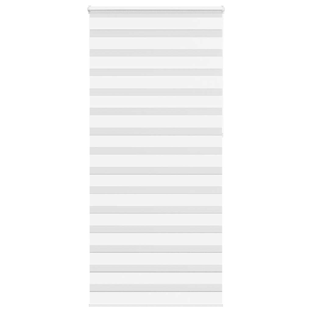 vidaXL Zebrarollo Weiß 95x230 cm Stoffbreite 90,9 cm Polyester