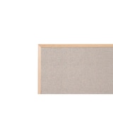 thumbnail of Pizarra de avisos Bi-Office Earth New Basic, 88,5x58,5 cm, Superficie de Tela Gris Claro, Marco de Pino PEFC