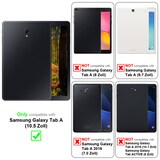 thumbnail of Cadorabo Panzer Folie für Samsung Galaxy Tab A(10.5") in Weiß Schutzfolie Tablet Gehärtetes Tempered Display-Schutzglas