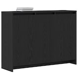 thumbnail of vidaXL Sideboard Schwarz Eiche 102x33x75 cm Holzwerkstoff