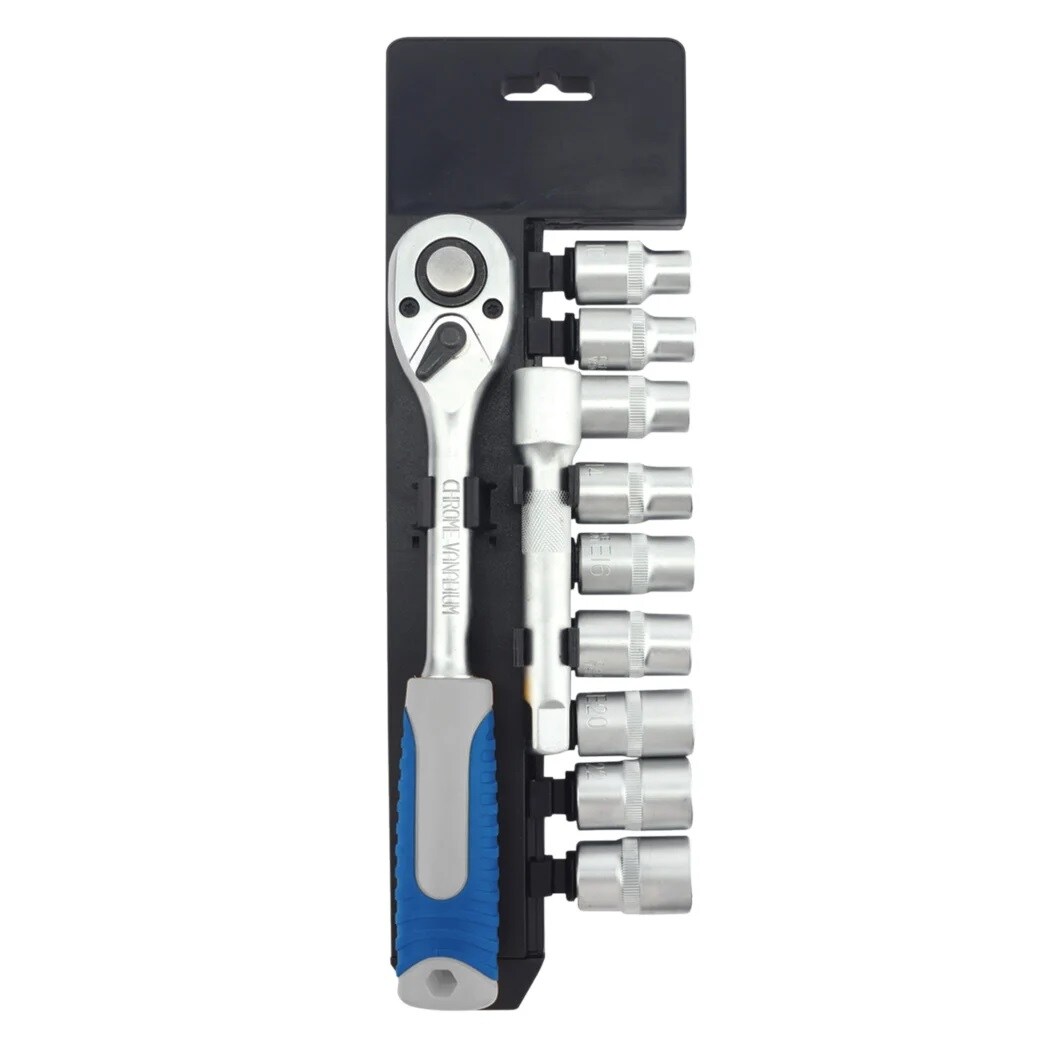 Juego de Llaves de Vaso de 8 a 24 mm – Ideal para Talleres y Uso Doméstico,Set Bocallaves de 8 A 24Mm