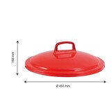 thumbnail of GILAC Couvercle avec poignée pour conteneur HACCP - 50 L - Rouge G613333